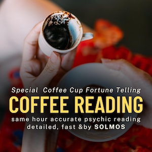 MÊME HEURE Lecture de café, Lecture de tasse de café, Lecture psychique, Lecture future, J'aime la lecture, Lecture de carrière, Aperçu détaillé, rapide et honnête