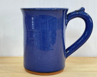 Coffee Mug | Handmade Stoneware Pottery | Indigo Blue