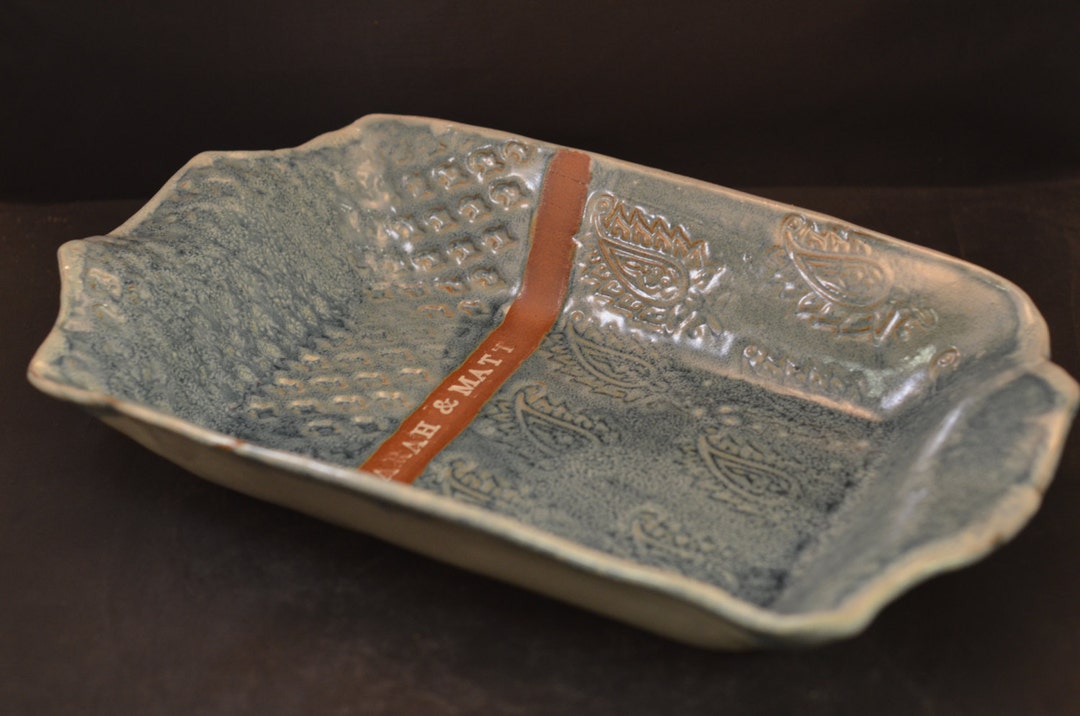 Personalized Handmade Ceramic Wedding Platter Custom Made Etsy
