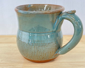 Coffee Mug | Tea Cup | Handmade Stoneware Pottery | Robin's Egg Blue