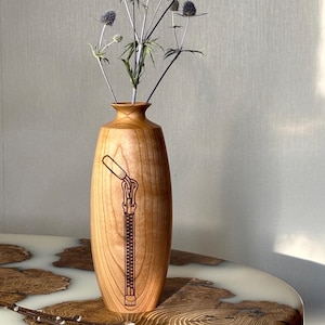 Handmade Wooden vases,Bird Cherry, Rare wood vase, Wood Vases, Decorative Vases, Flower Vases, Dried Flower Vases