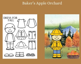 Vístase según el clima / Huerto de manzanas de Baker / Aprenda sobre el clima / Educación en el hogar / Aula