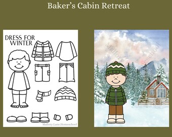 Vístase según el clima / Huerto de manzanas de Baker / Aprenda sobre el clima / Educación en el hogar / Aula