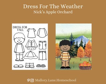 Vístase según el clima / Huerto de manzanas de Nick / Aprenda sobre el clima / Educación en el hogar / Aula