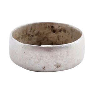 Antique World War I Trench art ring, size 4 3/4