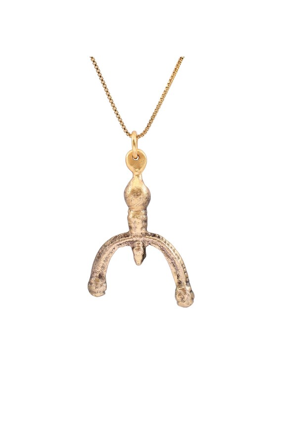 Viking Lunar Pendant Necklace, 9th-10th Century