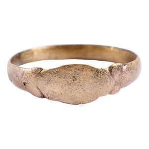 Medieval European Ring, 9th-11th Century, size 10 1/2