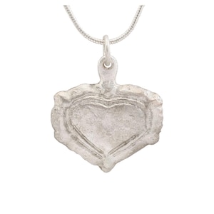 Large Ancient  Viking / Scandinavian Heart pendant necklace, 11th-12th century ad