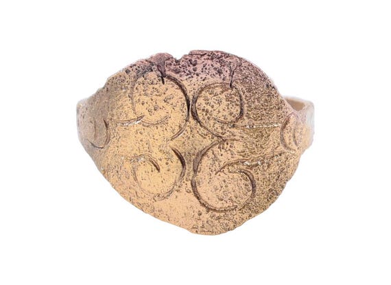 Ancient Viking Shield Ring C.900-1100 AD, Size 6