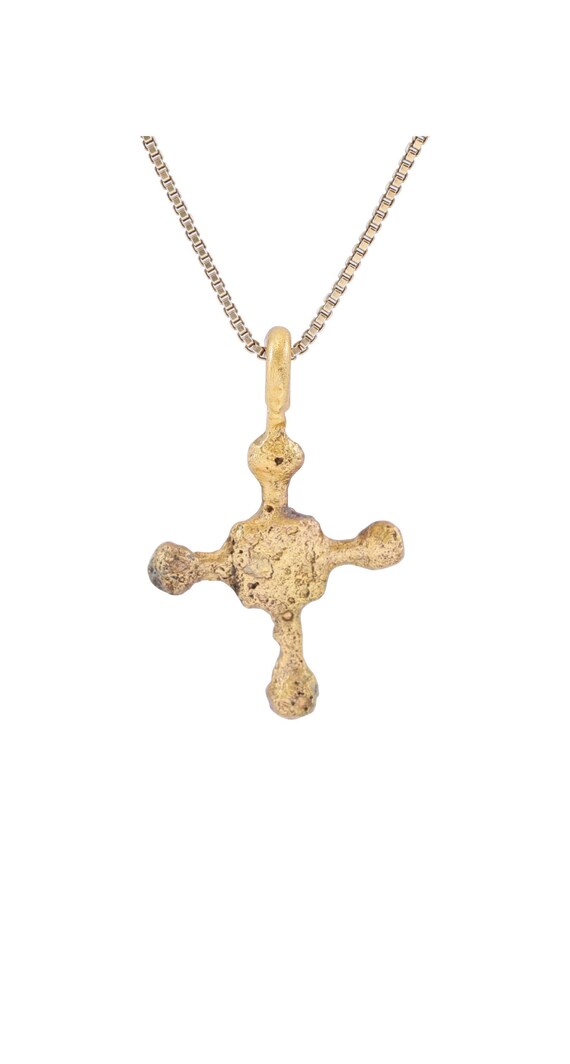 European Convert's Cross Necklace, 9th-10th Century wearable jewelry View 2