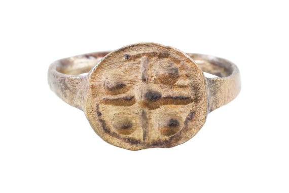 Medieval Anglo-Saxon (English) Ring, Size 6 1/2