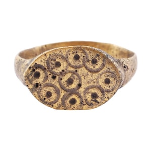 Medieval Anglo-Saxon (English) ring, size 10 1/2