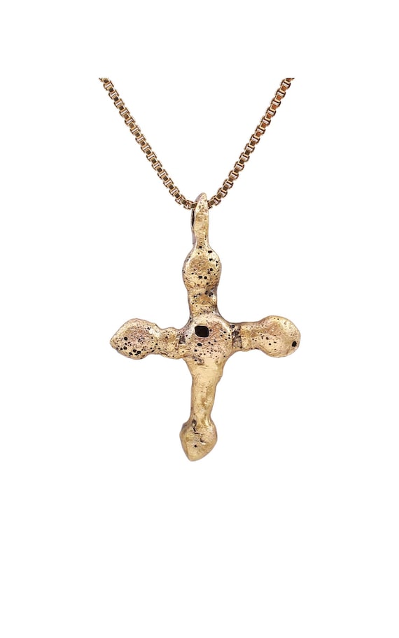 Medieval European Convert's Cross Necklace 9th-10th Century wearable jewelry