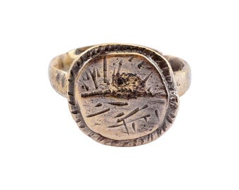 Medieval “blessing” ring, 10th-16th Century AD size 5 3/4