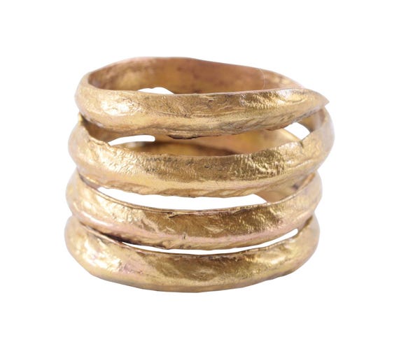 Viking Coil Ring, 9th-10th Century, Size 10