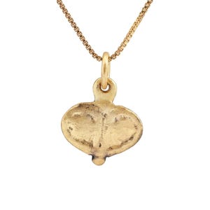 ancient viking heart pendant necklace c.850-1050 ad