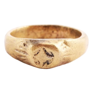 medieval christian ring c.5th-9th century ad, size 3