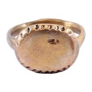 Medieval European Ring 10th-16th Century, size 5 1/4