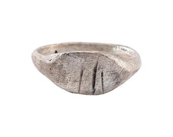 Antike römische Siegelring, C.200-450 AD, Größe 3 3/4