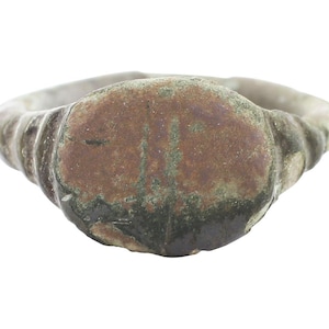 Ancient Roman Man’s Ring, C.300-450 AD., size 8 1/4