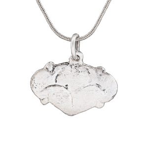 large viking heart pendant necklace, 9th-10th century ad