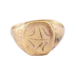 Medieval European Ring, C.750-1100 AD, size 8 3/4