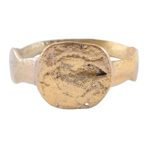 Medieval European Ring, 8th-11th Century AD, size 8 3/4