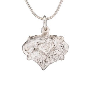 ancient viking heart pendant necklace, c.866-1067 ad