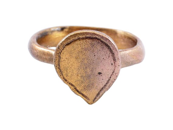 Fine Ancient Viking Heart Ring C.900-1050 AD, Size 7