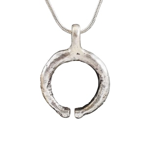 viking lunar pendant, 9th-10th century ad
