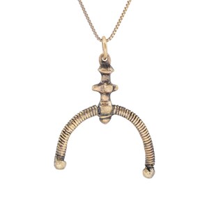 Ancient Viking Lunar Pendant necklace, C.900-1000 AD.