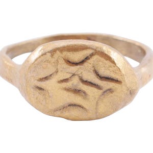 Medieval Mystic Ring, 12th-14th Century, size 5