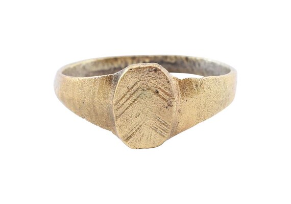 Medieval English Ring, 6th-12th Century, Size 9 1/2