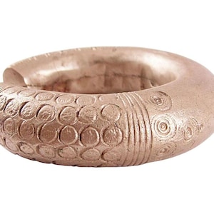 Antique Ashanti woman&#39;s fighting bracelet From the Sir Cecil Armitage Collection formed 1895-1920.