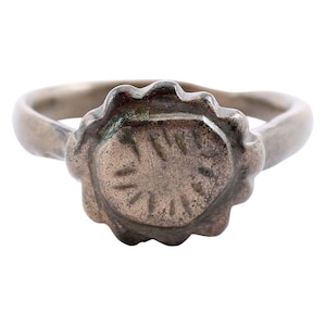 Medieval “blessing” ring, 10th-16th century ad, size 3 1/2