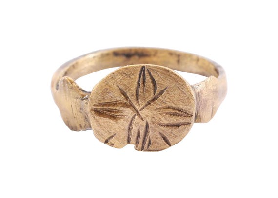 Medieval European Ring, 15th-18th Century AD Size 6 3/4