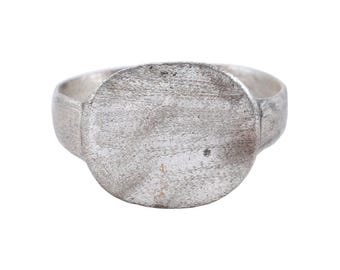 Anello da uomo europeo, XV-XVII secolo d.C., misura 8 1/2