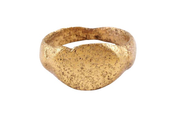 Ancient Byzantine Ring 6th-8th Century size 8 3/4 - image 1