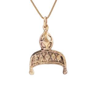 Superb Ancient Viking Lunar pendant necklace, 10th-11th Century AD.