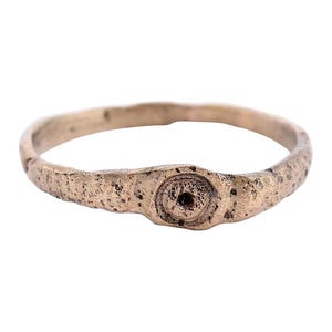 Ancient Roman Evil Eye Ring, 1st-3rd C. AD, size 9