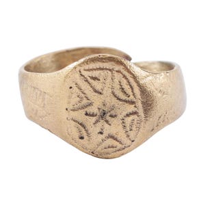 Medieval Mystic Ring, 12th-14th Century, size 10