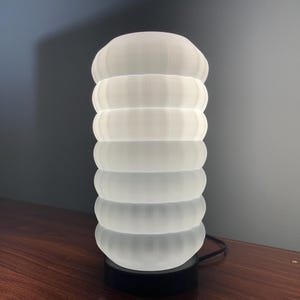 Aqualume Lamp, Small Minimalist LED Lamp for Bedroom, Unique Nightlight, 3D Print USB LED Desk Light