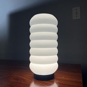 Bubble Table Lamp, Small Minimalist LED Lamp for Bedroom, Unique Desk Lamp, 3D Print USB LED Lamp