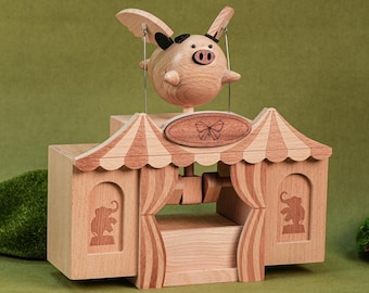 ブタのオリビア オルゴール 置物 ブタのオリビア オルゴール 置物