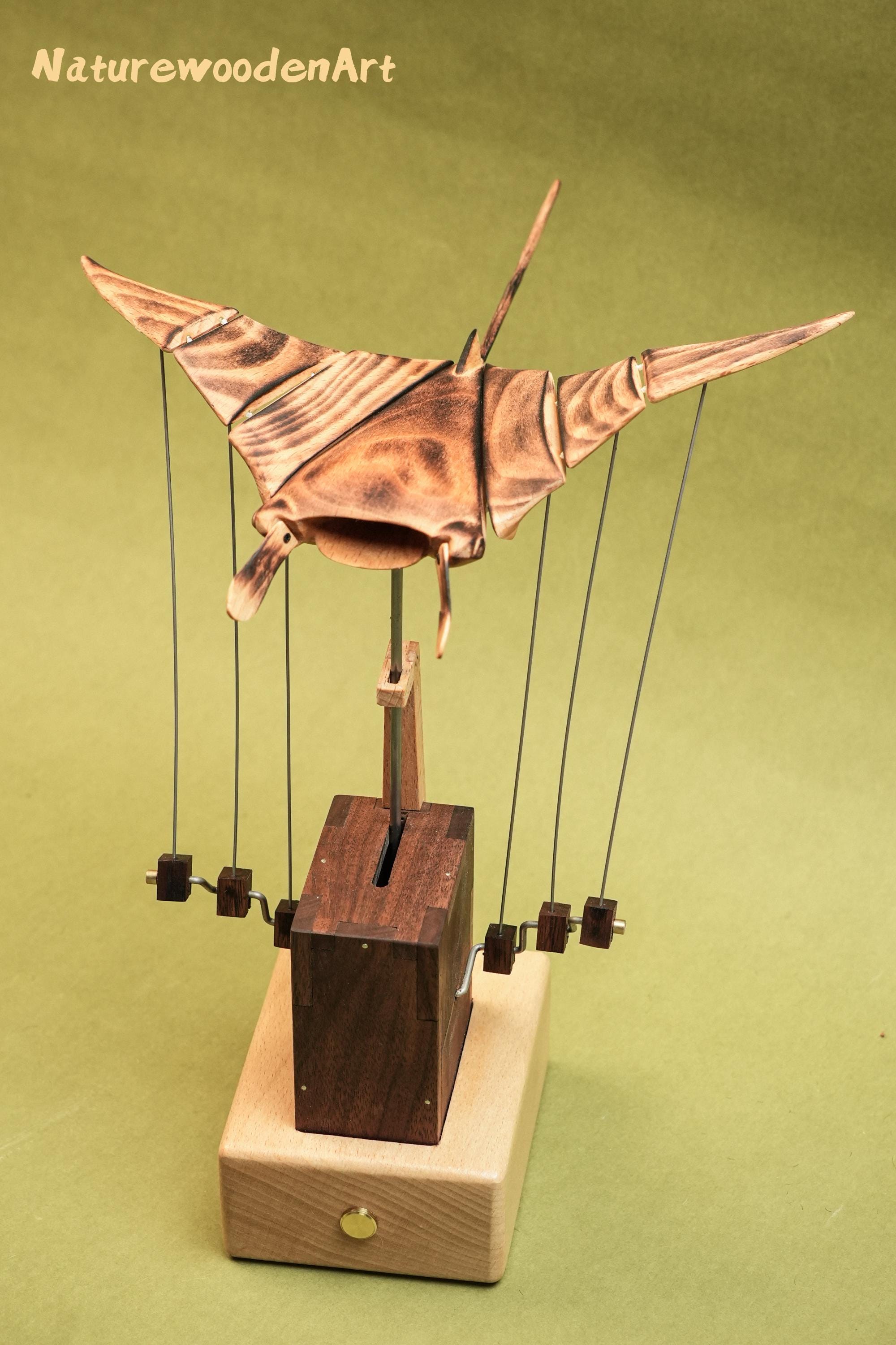 Wood manta ray sculpture - Etsy 日本