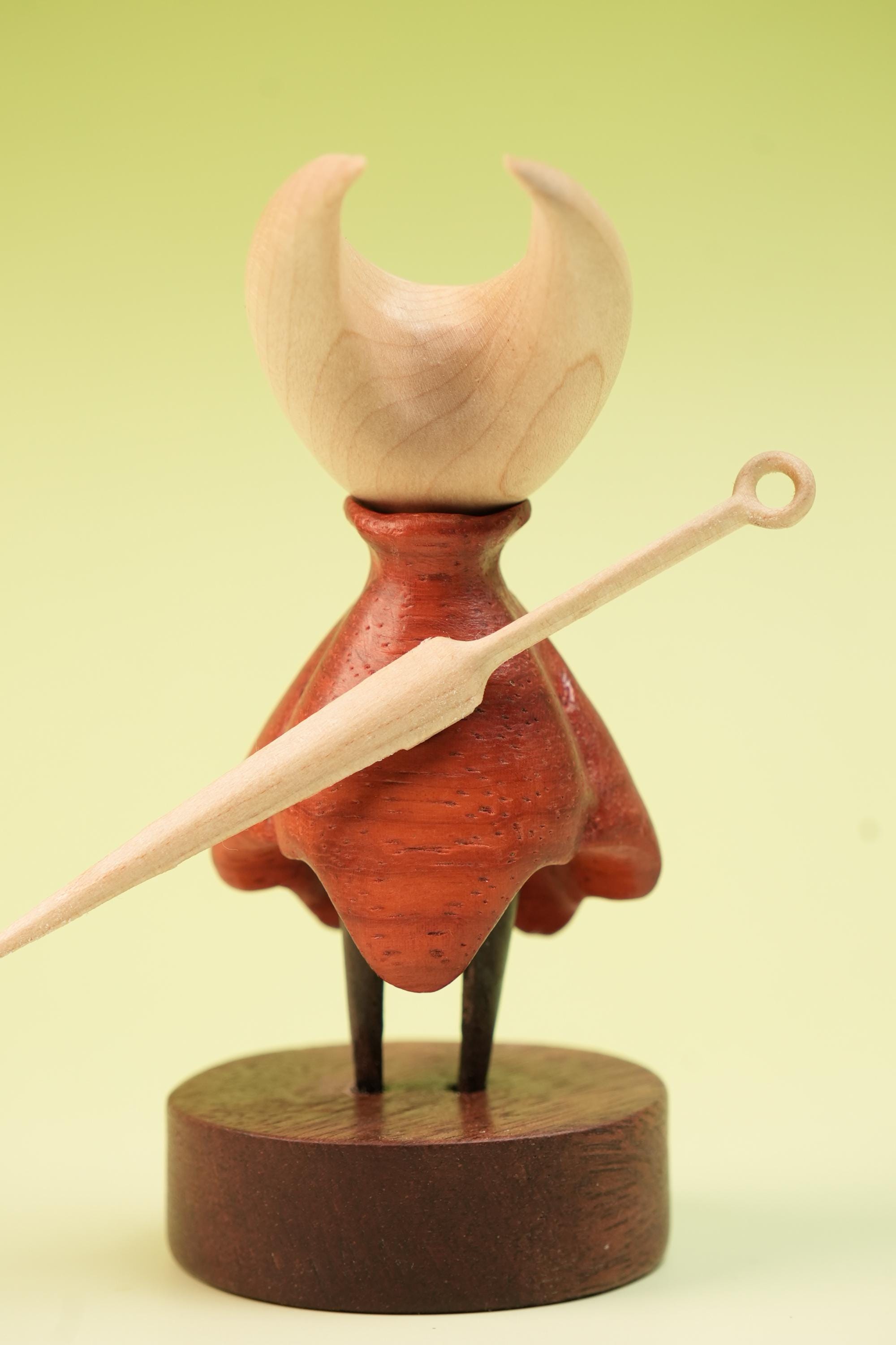 Wooden Hollow Knight Figurine, Silksong Figure, Hollow Knight