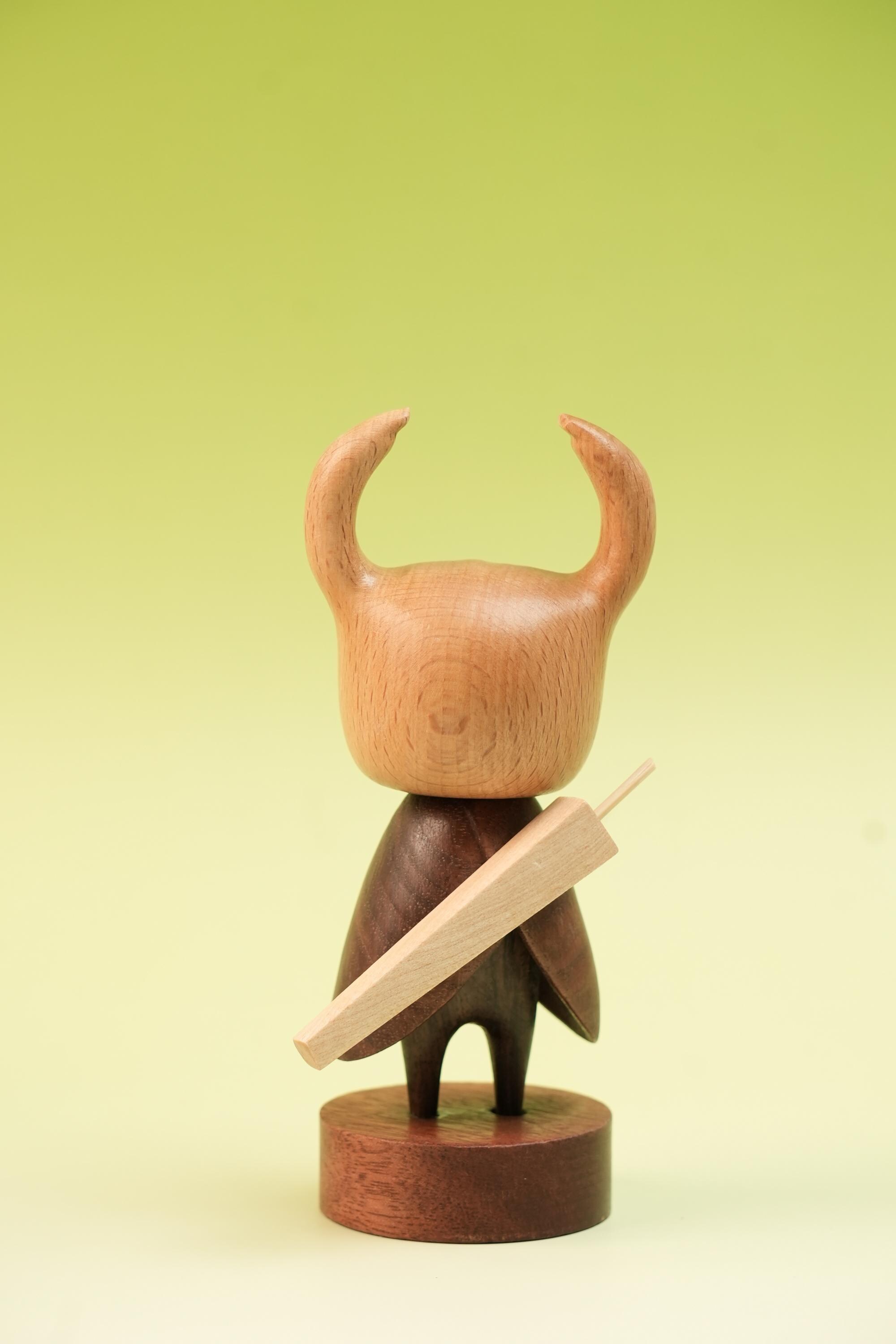 Wooden Hollow Knight Figurine, Silksong Figure, Hollow Knight