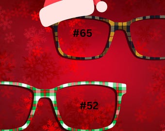 Christmas Tartan Plaid Toppers (part2)- Compatible with Pair wear