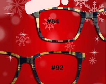 Christmas Tartan Plaid Toppers (part3)- Compatible with Pair wear