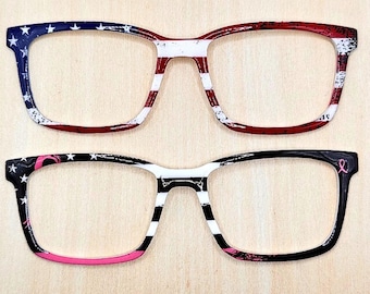 Patriotic- Red, White, and Blue Toppers (New)- Compatible with Pair wear